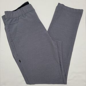 BYLT Kinetic Pants Mens 33x30 Iron Gray Cargo Pocket Performance Stretch Chino